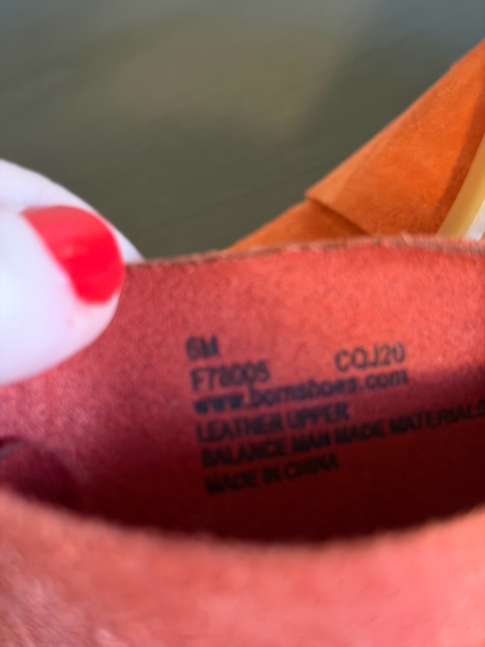 Born IWA Suede Open-Toe Sandals in Aragosta Red - Picture 8 of 8